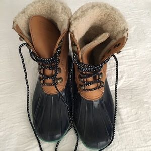 J. Crew x Sperry Duck Boots